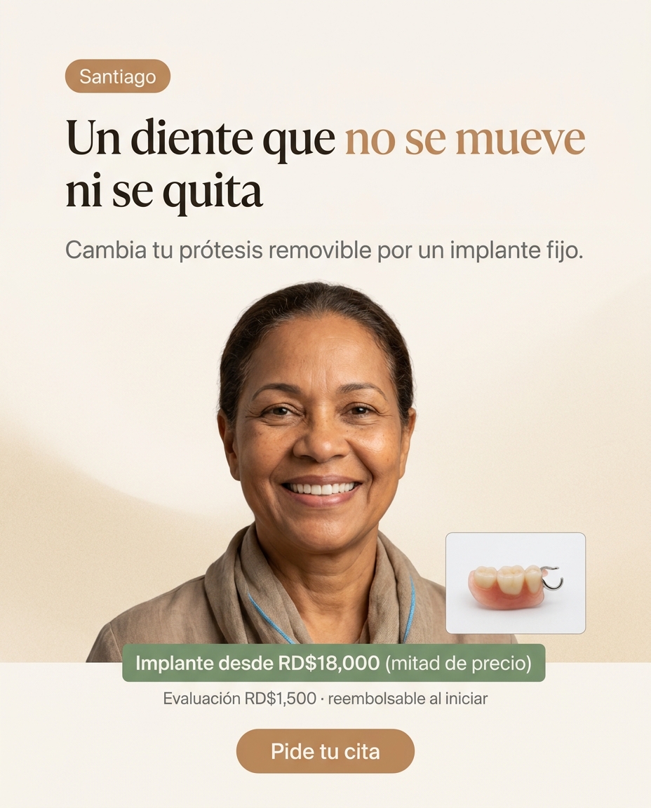 Implantes: Adiós a la prótesis removible